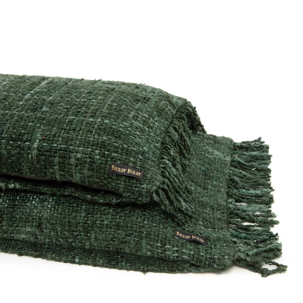 The Oh My Gee Cushion Cover - Forest Green - 35x100_40