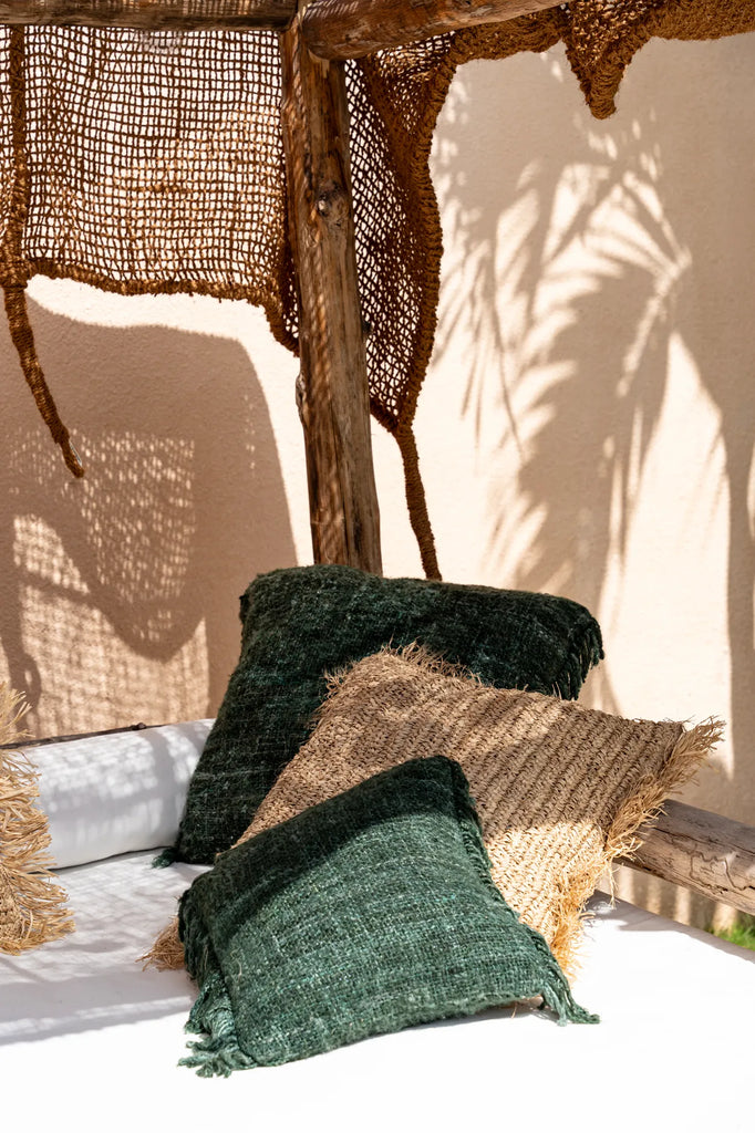 The Oh My Gee Cushion Cover - Forest Green - 40x40_40