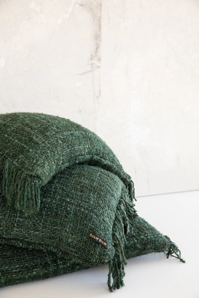 The Oh My Gee Cushion Cover - Forest Green - 40x40_40