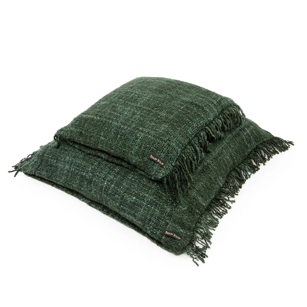 The Oh My Gee Cushion Cover - Forest Green - 40x40_40