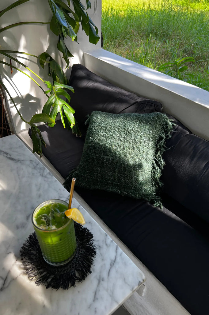 The Oh My Gee Cushion Cover - Forest Green - 60x60_40