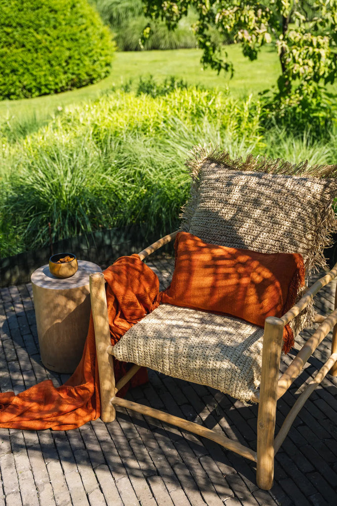 The Oh My Gee Cushion Cover - Rust Velvet - 30x50_40