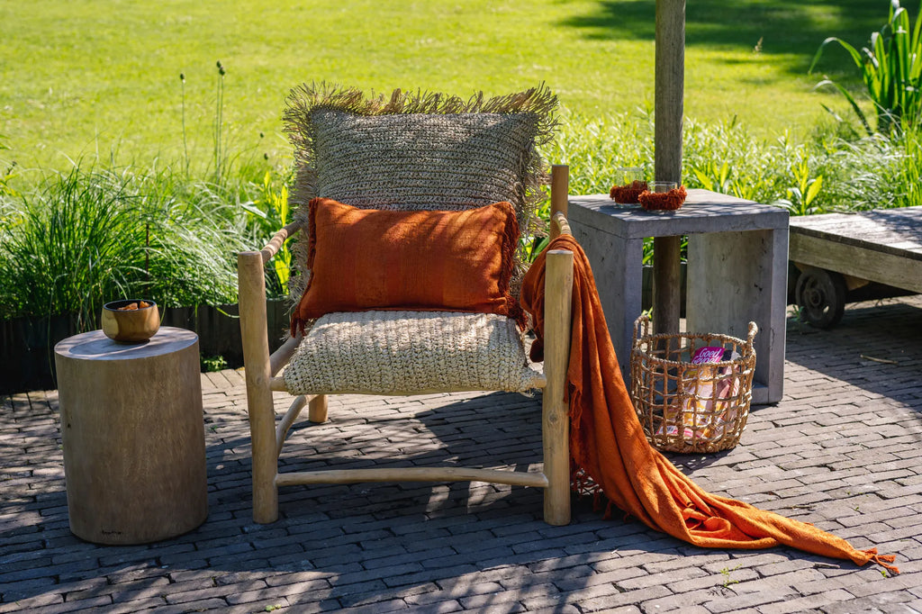 The Oh My Gee Cushion Cover - Rust Velvet - 30x50_40