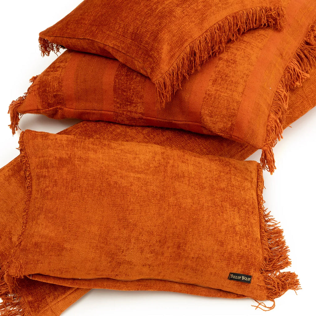 The Oh My Gee Cushion Cover - Rust Velvet - 30x50_40