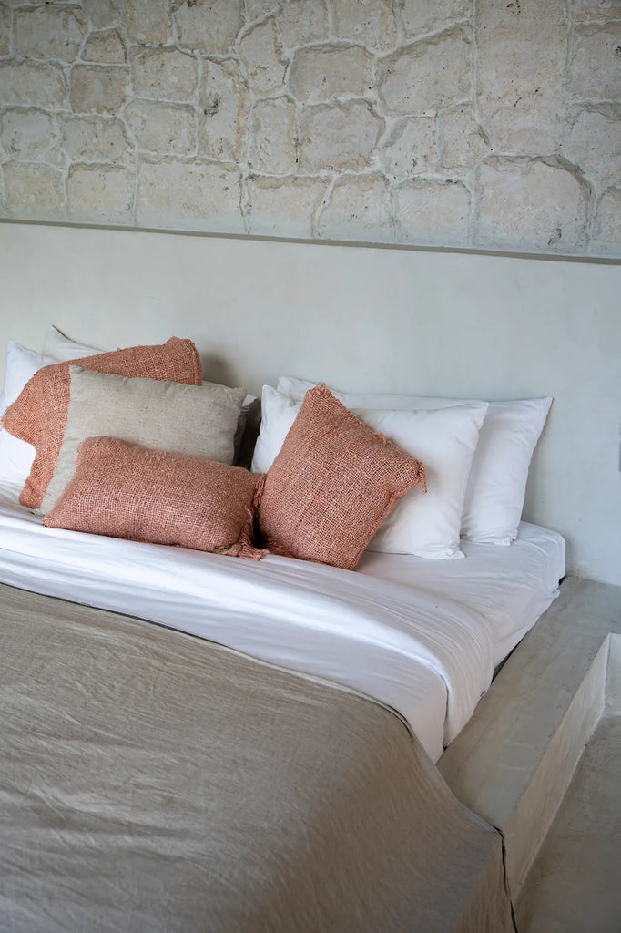 The Oh My Gee Cushion Cover - Salmon Pink - 40x40_40