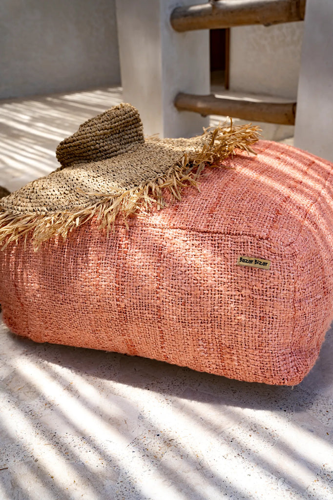 The Oh My Gee Pouffe - Salmon Pink_40