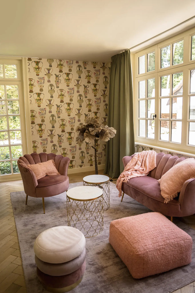 The Oh My Gee Pouffe - Salmon Pink_40