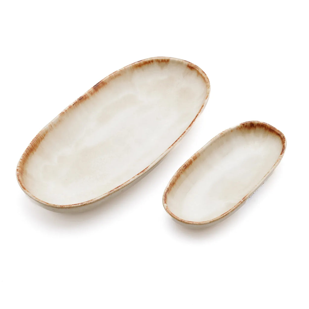 The Cascais Oval Plate - S - Set of 6