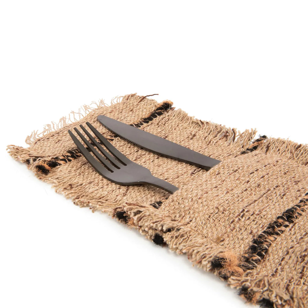 The Oh My Gee Cutlery Holder - Beige Black - Set of 4_40