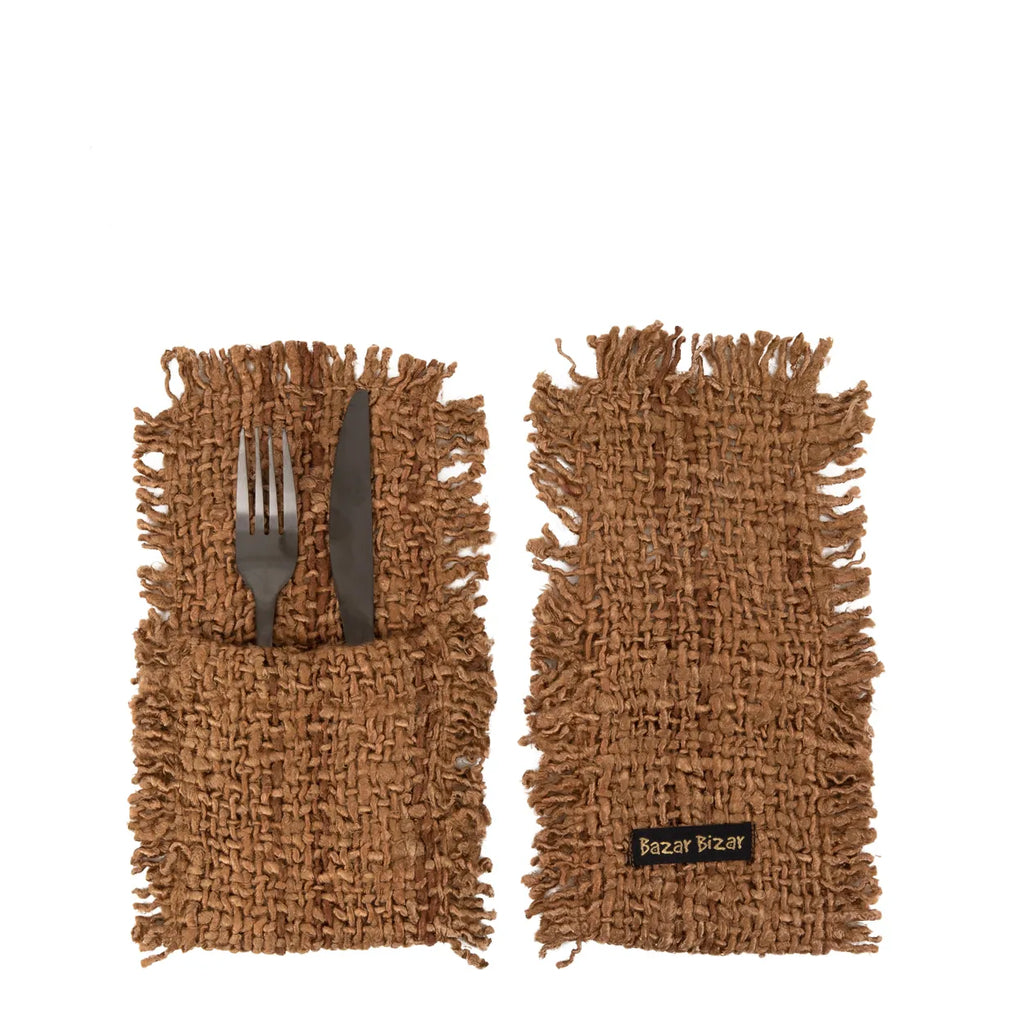 The Oh My Gee Cutlery Holder - Brown - Set of 4_40