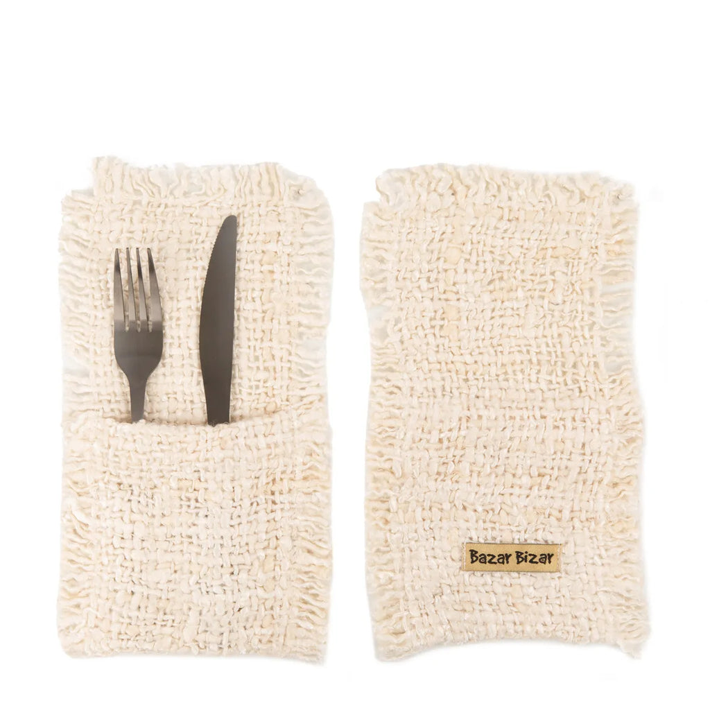 The Oh My Gee Cutlery Holder - Cream - Set of 4_40
