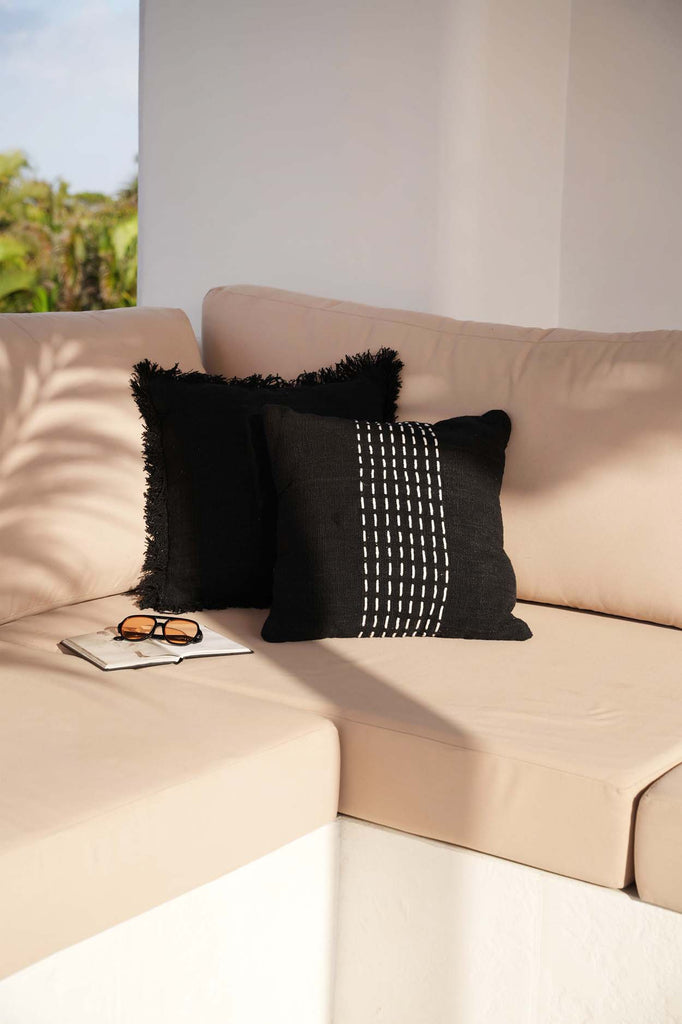 The Full Moon Cushion Cover - Black