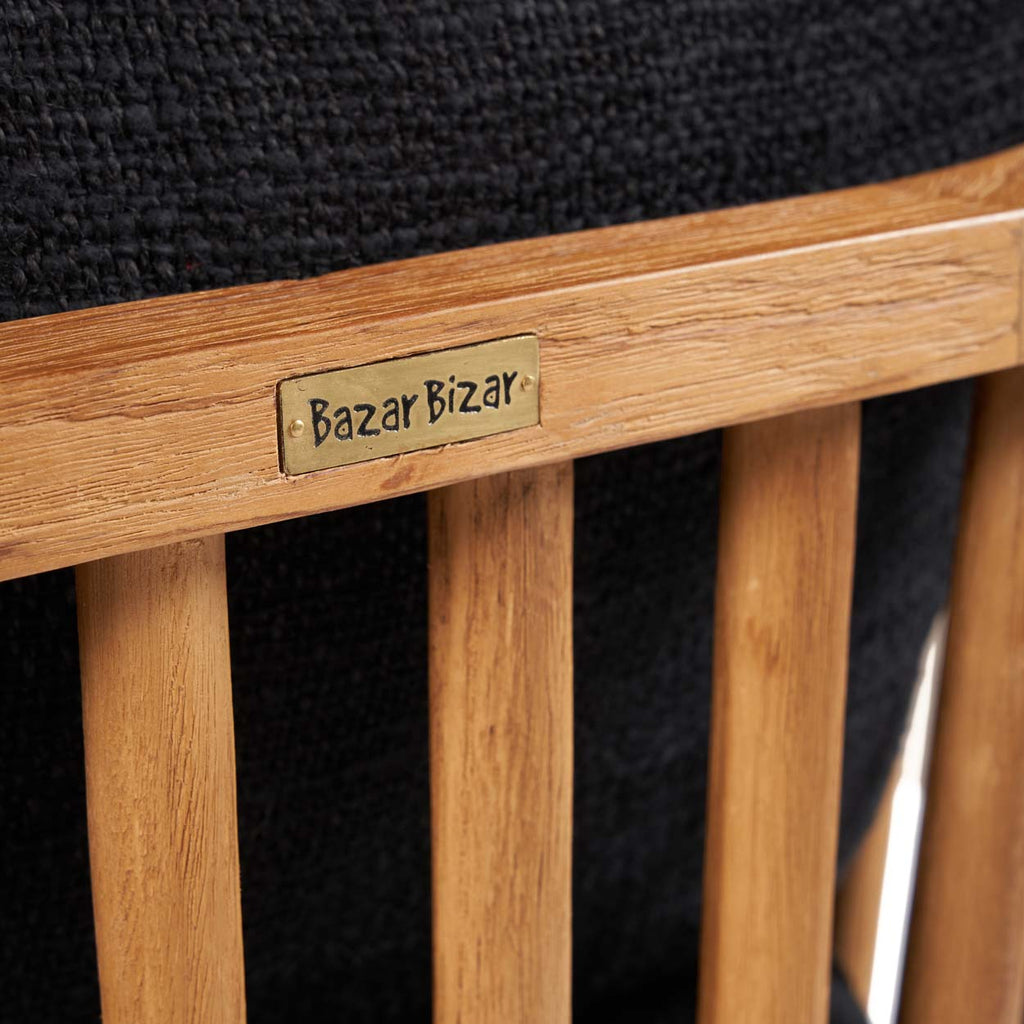 The Malawi One Seater - Natural Black